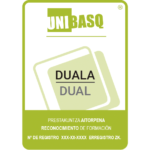 Logotipo de Dual Unibasq. Reconocimiento de formación